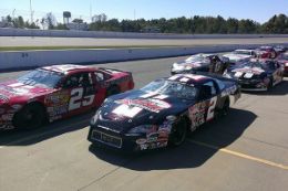 Buckle up and drive a NASCAR style race car at Montgomery Motor Speedway, Alabama