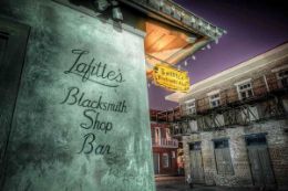 Lafitte's Blacksmith Shop on New Orleans Haunted Pub Crawl 