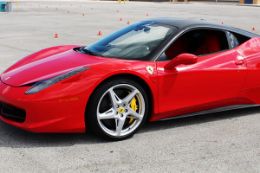 Drive a Ferrari on an autocross racing track at Erie, Pennsylvania.