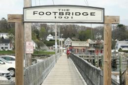 The Footbridge on Boothbay Harbor food tour, Maine