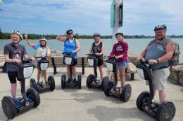 Group Team Building activity on Bailey's Harbor Segway Tour